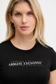 Хлопковая футболка Armani Exchange чёрный XW002038.AF10356