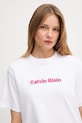 Calvin Klein Jeans t-shirt bawełniany biały LV047D205G