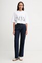 Calvin Klein Jeans t-shirt bawełniany LV047D206G biały AW25