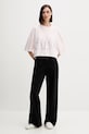 Calvin Klein Jeans tricou din bumbac LV047D206G roz AW25