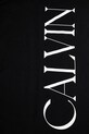 Bombažna kratka majica Calvin Klein Jeans LV047D206G črna