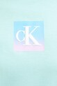 Calvin Klein Jeans t-shirt in cotone LV047D874G turchese