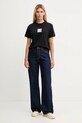 Calvin Klein Jeans t-shirt bawełniany LV047D874G czarny AW25