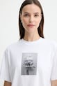 Bavlnené tričko Calvin Klein Jeans biela LV047D880G