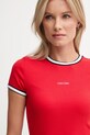 Tričko Calvin Klein Jeans červená LV047D201G