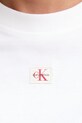 Bavlnené tričko Calvin Klein Jeans LV047D204G biela