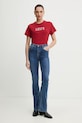 Levi's t-shirt bawełniany A2226.0143 czerwony AW25