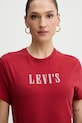 Levi's t-shirt bawełniany czerwony A2226.0143