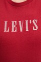 Levi's t-shirt bawełniany A2226.0143 czerwony