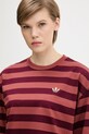 adidas Originals t-shirt bawełniany STRIPED SS TEE pomarańczowy KF2320