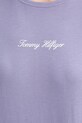 Tommy Hilfiger t-shirt bawełniany WW0WW47460 fioletowy