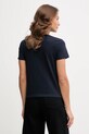 Хлопковая футболка Tommy Hilfiger WW0WW47460 тёмно-синий AW25