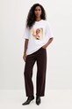 MAX&Co. t-shirt bawełniany 2528976021200 biały AW25