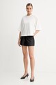 Βαμβακερό μπλουζάκι MAX&Co. 2526976023200 λευκό AW25