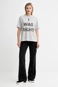 MAX&Co. t-shirt bawełniany 2528976032200 szary AW25