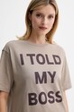 MAX&Co. t-shirt bawełniany beżowy 2528976032200