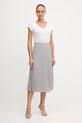 Morgan tricou DAYA alb AW25