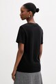 Odzież Liu Jo t-shirt bawełniany MF5410.JS923 czarny