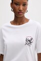 Liu Jo t-shirt bawełniany biały MF5416.JS923