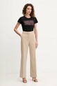 Liu Jo t-shirt bawełniany MF5456.JS923 czarny AW25