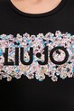 Liu Jo t-shirt bawełniany MF5456.JS923 czarny