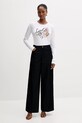 Liu Jo longsleeve bawełniany MF5464.JS923 biały AW25