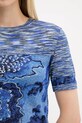 Desigual t-shirt DANAE 25WWTF04 niebieski