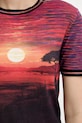 Tričko Desigual AFRICA 25WWTF05 oranžová
