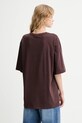 Abbigliamento adidas Originals t-shirt in cotone Boyfriend Tee KW1907 marrone