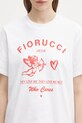 Fiorucci tricou din bumbac Cupid Love Club Print Regular Fit alb W02FPTSH428CJ01WH01