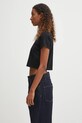 MM6 Maison Margiela t-shirt S52GC0352.S24312.900 czarny AW25