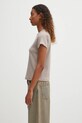 MM6 Maison Margiela t-shirt z domieszką wełny S52GC0357.M20122.809 beżowy AW25