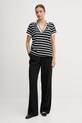 Pedro del Hierro polo 4532381 czarny AW25