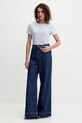 Бавовняна футболка BOSS Orange 50549184 блакитний AW25