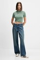 Dickies t-shirt bawełniany DK0A4XPO zielony AW25