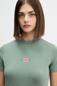 Dickies t-shirt bawełniany zielony DK0A4XPO