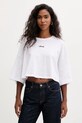 Marella t-shirt bawełniany bawełna biały 2523976104200