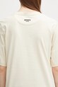 Kenzo t-shirt bawełniany Gots Drap Detail Loose FF62TS3514SG beżowy