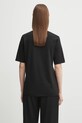 Odzież Kenzo t-shirt bawełniany Gots Drap Detail Loose FF62TS3514SG czarny