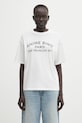 Anine Bing t-shirt bawełniany cohen nadruk biały A.08.11518