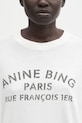 Anine Bing t-shirt bawełniany cohen biały A.08.11518