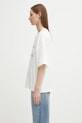 Бавовняна футболка Anine Bing rudy A.08.11037 білий AW25