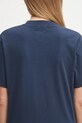 Anine Bing t-shirt bawełniany lili A.08.11206 granatowy