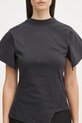 VETEMENTS t-shirt in cotone Logo Shifted nero WH76TR590B