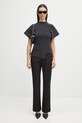 VETEMENTS t-shirt in cotone Logo Shifted WH76TR590B nero