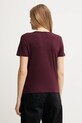 Ρούχα Βαμβακερό μπλουζάκι Tommy Hilfiger WW0WW46120 μπορντό