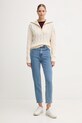 Bavlněné tričko Tommy Hilfiger WW0WW46153 burgundské AW25