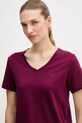 Calvin Klein Jeans t-shirt bawełniany fioletowy LV047B205G