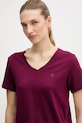 Calvin Klein Jeans t-shirt bawełniany fioletowy LV047B205G