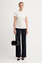 BOSS tricou din bumbac 50550324 bej AW25